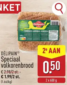 ALDI Délipain Speciaal volkorenbrood aanbieding