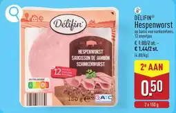 ALDI Délifin Hespenworst aanbieding
