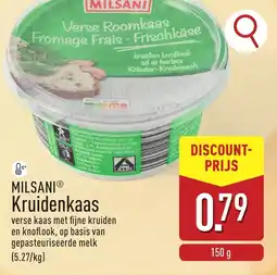 ALDI Milsani Kruidenkaas aanbieding
