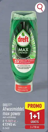 ALDI Dreft Afwasmiddel max power aanbieding