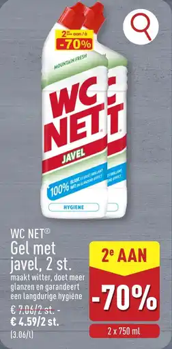 ALDI WC NET Gel met javel, 2 st. aanbieding