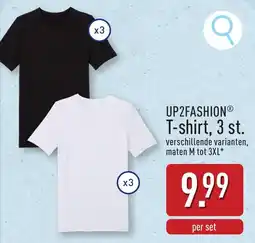 ALDI Up2fashion T-shirt, 3 st. aanbieding