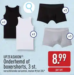 ALDI Up2fashion Onderhemd of boxershorts, 3 st. aanbieding