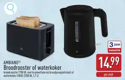 ALDI Ambiano Broodrooster of waterkoker aanbieding