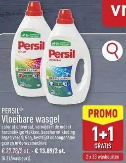 ALDI Persil Vloeibare wasgel aanbieding