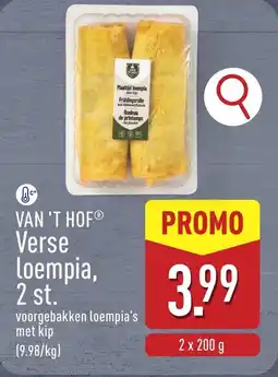 ALDI Van 't hof verse loempia aanbieding