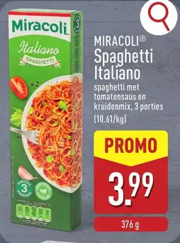 ALDI Miracoli spaghetti italiano aanbieding