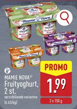 ALDI Mamie nova fruityoghurt aanbieding