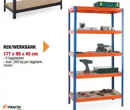 Hubo Rek/Werkbank aanbieding