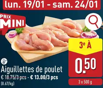 Aiguillettes de poulet