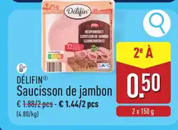 ALDI Saucisson de jambon aanbieding