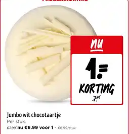 Jumbo Jumbo wit chocotaartje aanbieding