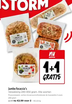 Jumbo Jumbo focaccia's aanbieding