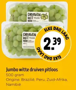 Jumbo Jumbo witte druiven pitloos aanbieding