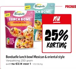 Jumbo Bonduelle lunch bowl Mexican & oriental style aanbieding
