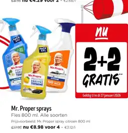 Jumbo Mr. Proper sprays aanbieding