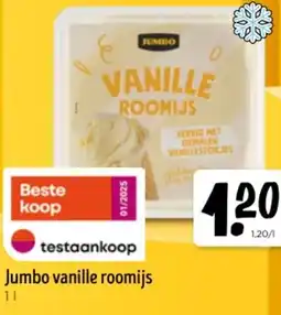 Jumbo Jumbo vanille roomijs aanbieding
