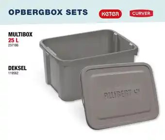 Opbergbox sets multibox