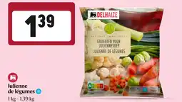 Delhaize Julienne de légumes aanbieding