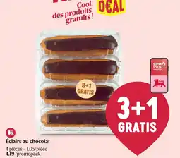 Delhaize Éclairs au chocolat aanbieding