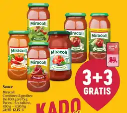 Delhaize Sauce Miracoli aanbieding