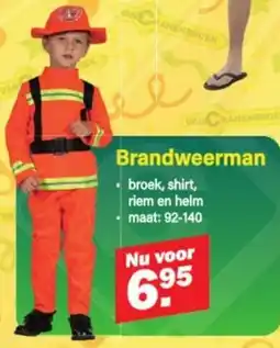 Van Cranenbroek Brandweerman aanbieding