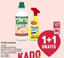 Delhaize Produit nettoyant Carolin aanbieding
