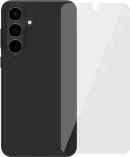 Coolblue BlueBuilt Samsung Galaxy S25 FE Back Cover Noir + Protège-écran Verre aanbieding