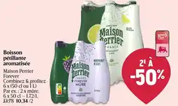 Delhaize Boisson pétillante aromatisée Maison Perrier Forever aanbieding