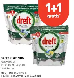 Spar DREFT PLATINUM aanbieding