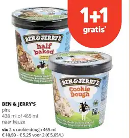 Spar BEN & JERRY’S aanbieding
