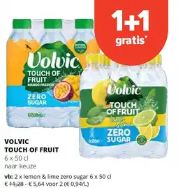 Spar VOLVIC TOUCH OF FRUIT aanbieding