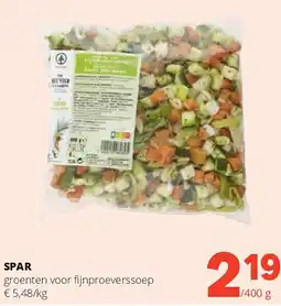 Spar SPAR groenten voor fijnproeverssoep aanbieding