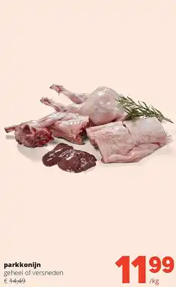 Spar parkkonijn aanbieding