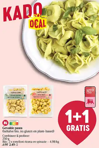 Delhaize Gevulde pasta aanbieding