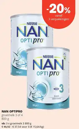 Spar NAN OPTIPRO aanbieding