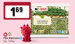 Delhaize Fijne doperwten aanbieding