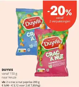 Spar DUYVIS vanaf 150 g aanbieding