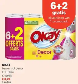 Spar OKAY keukenrol decor aanbieding