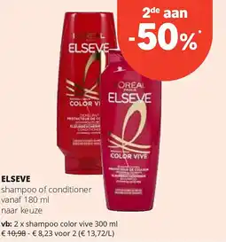 Spar ELSEVE shampoo aanbieding