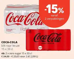 Spar COCA-COLA aanbieding