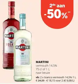 Spar MARTINI aanbieding