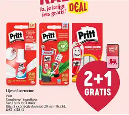 Delhaize Lijm of corrector aanbieding