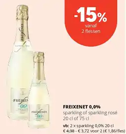 Spar FREIXENET 0,0% aanbieding