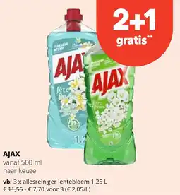 Spar AJAX vanaf 500 ml aanbieding