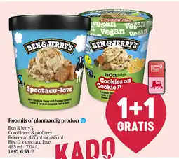 Delhaize Roomijs of plantaardig product aanbieding