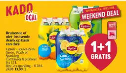 Delhaize Bruisende of niet-bruisende drank op basis van thee aanbieding