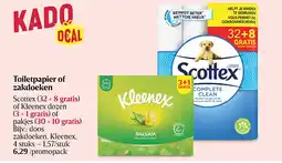 Delhaize Toiletpapier of zakdoeken aanbieding
