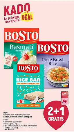 Delhaize Rijst (behalve voor de microgolfoven), zaden, dessert, toasts of repen aanbieding