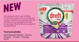 Delhaize Vaatwascapsules aanbieding